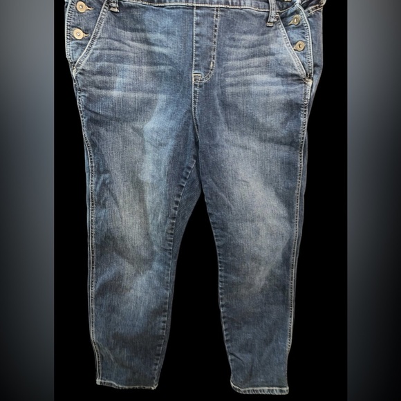 TORRID Denim Overalls Jeans Size 12 - Picture 5 of 9